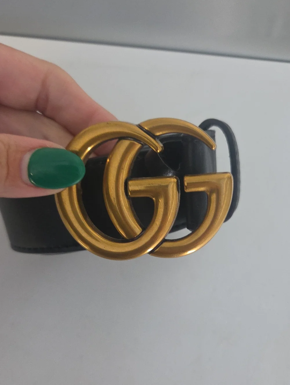 95 Gucci Belt Black GG